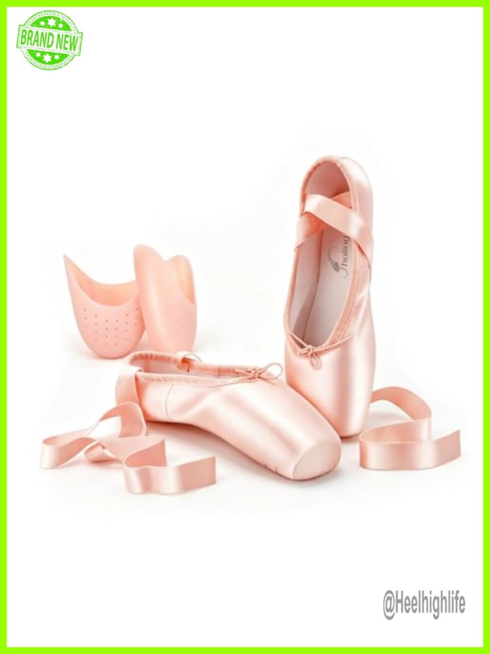 Women's Pointe Shoes with Toe Pads - Ballet Dance Shoes